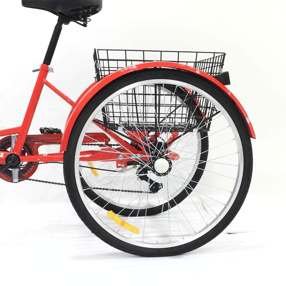 Versatile 26-Inch Adult Tricycle - 7-Speed with Lock Tool