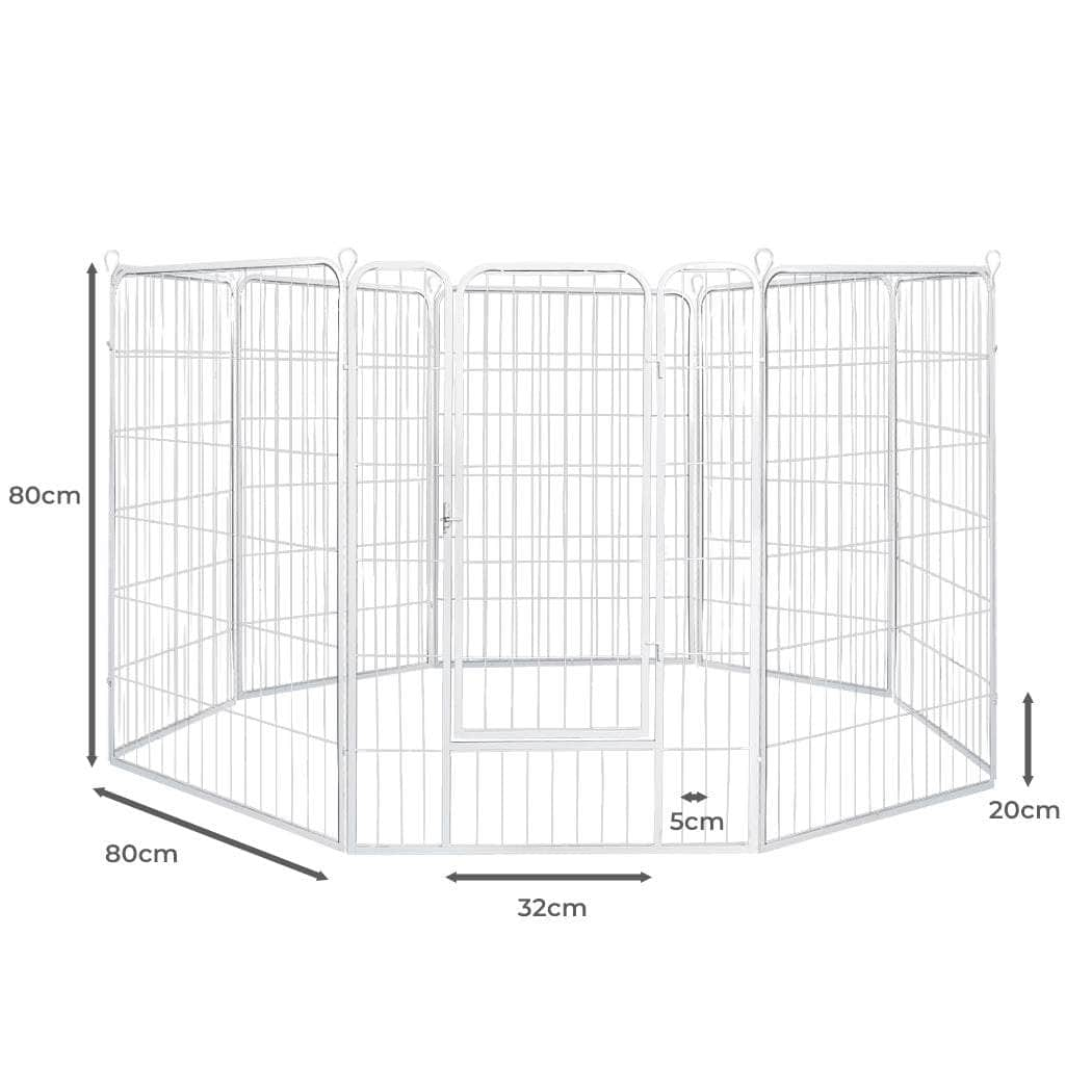 Versatile 8 Panel Pet Dog Playpen for Exercise and Enclosure