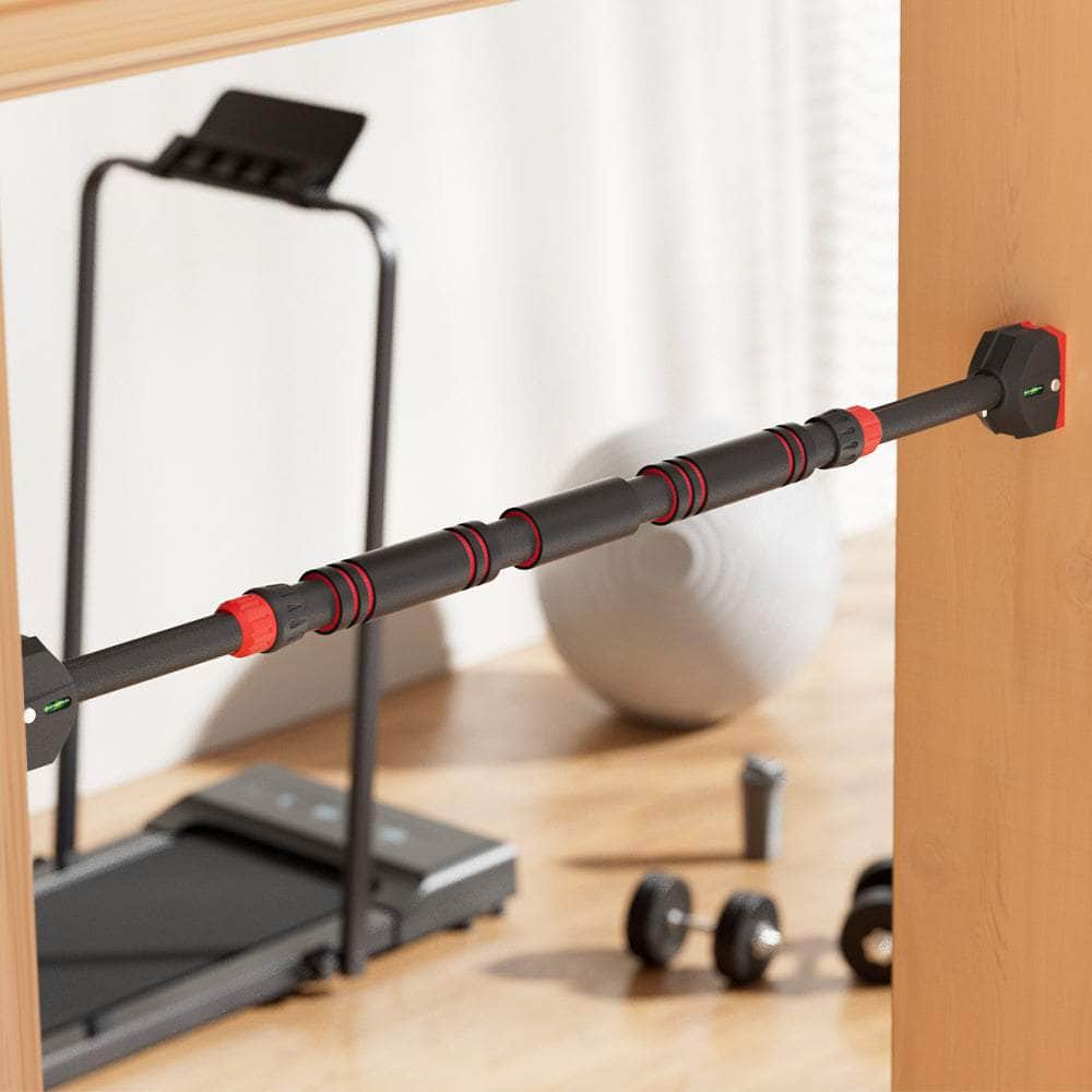 Versatile Adjustable Doorway Chin-Up Bar with Level Meter