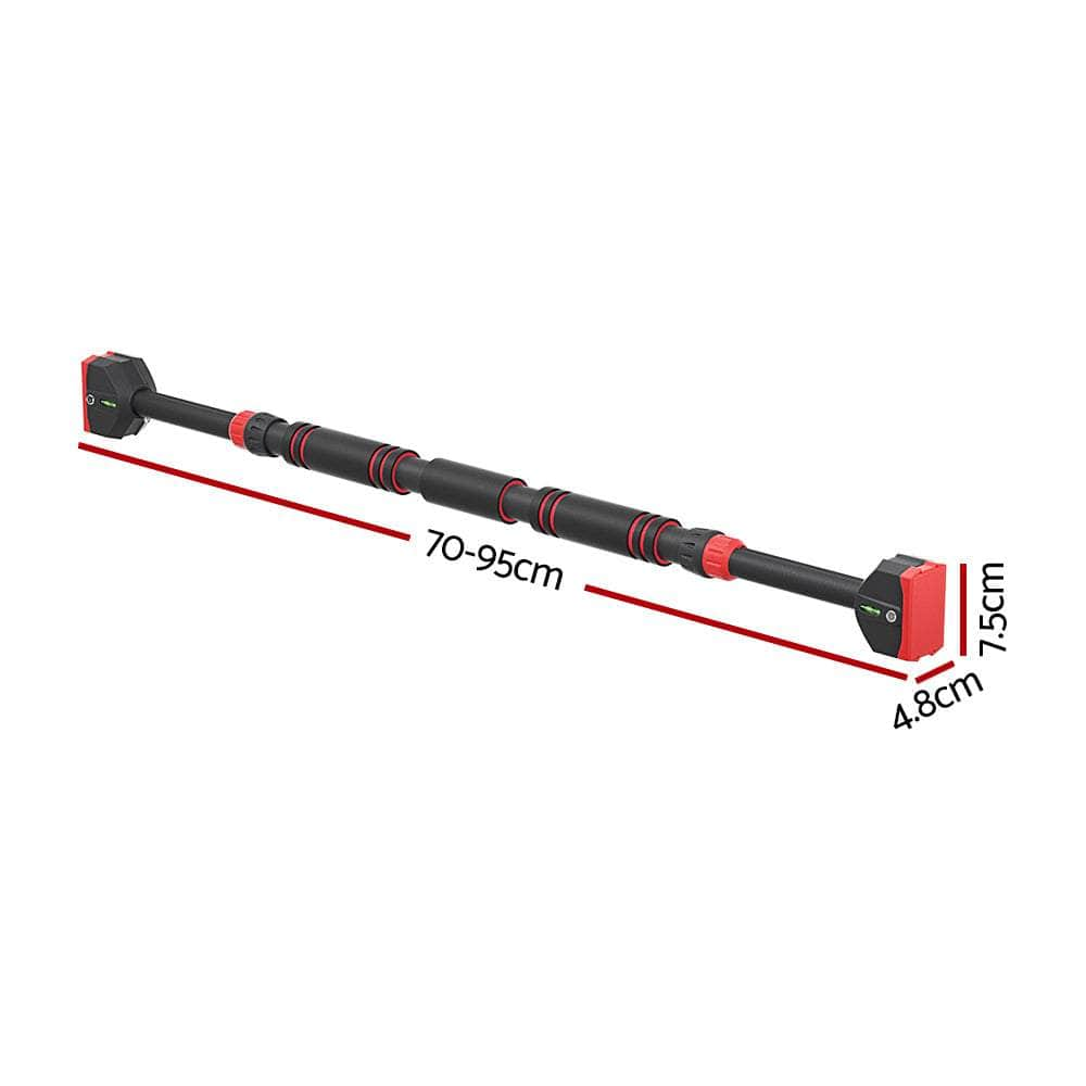 Versatile Adjustable Doorway Chin-Up Bar with Level Meter