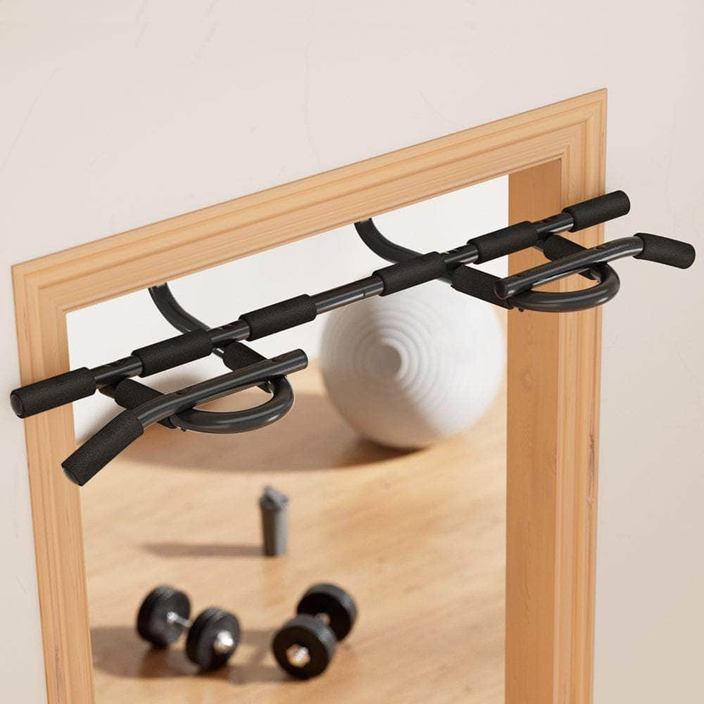 Versatile Adjustable Doorway Chin-Up Bar with Level Meter