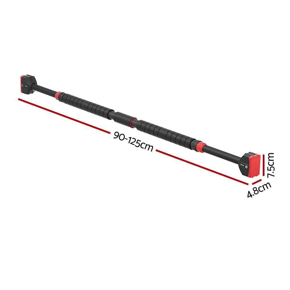 Versatile Adjustable Doorway Chin-Up Bar with Level Meter