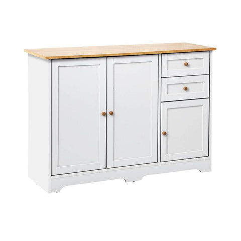 Versatile Buffet Sideboard: Hallway Storage with 2 Drawers and 2 Cabinets