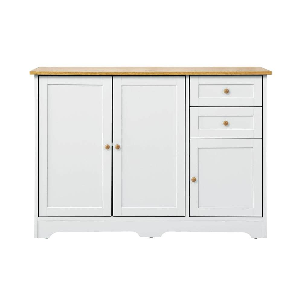 Versatile Buffet Sideboard: Hallway Storage with 2 Drawers and 2 Cabinets