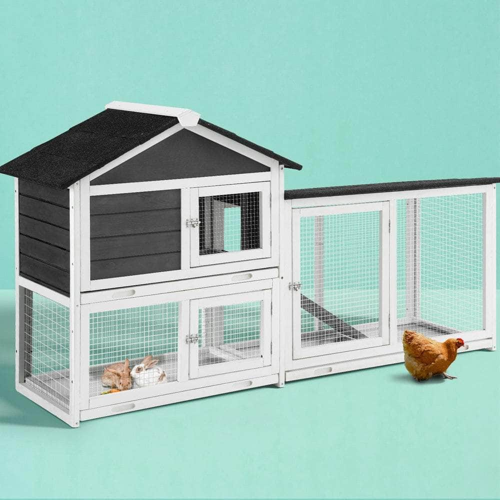 Versatile Extra Large Wooden Chicken Coop - Rabbit Hutch