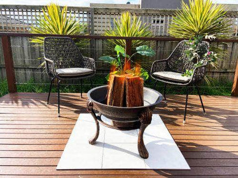 Vesuvius Firepit Bbq With Lid