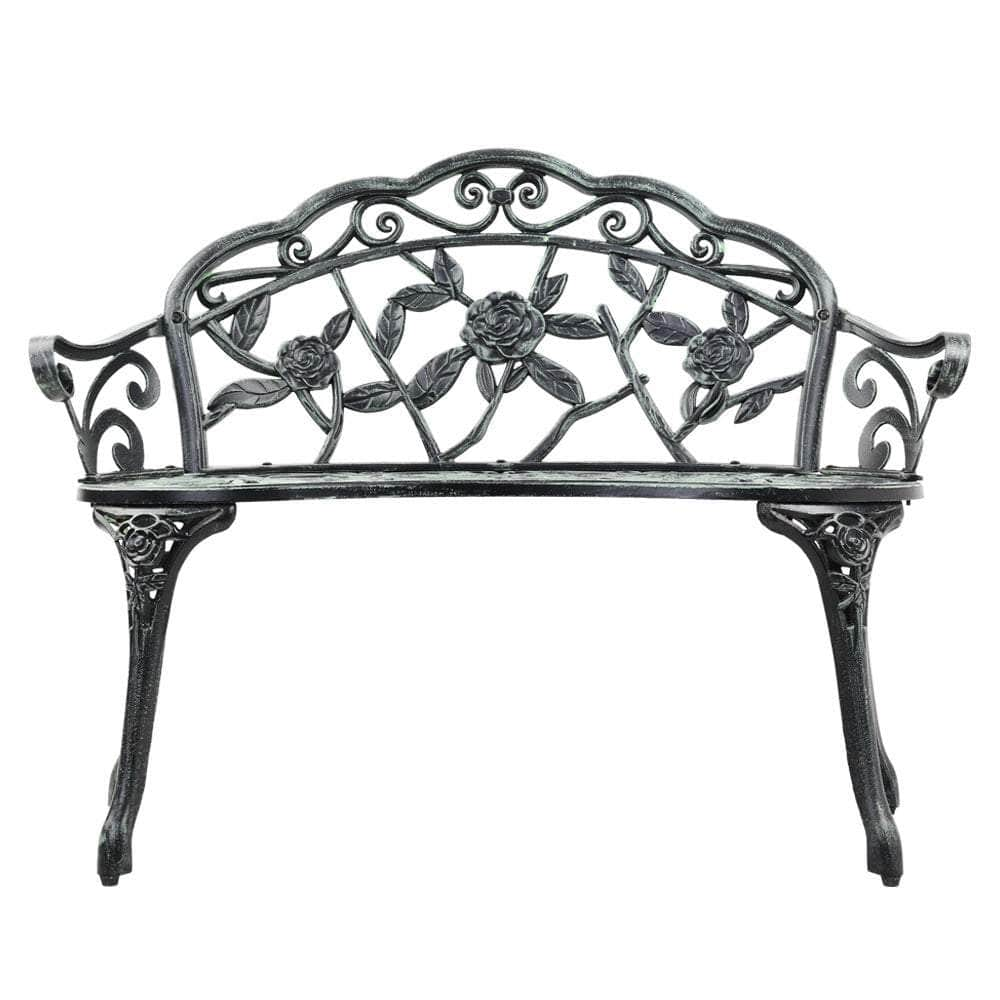 Victorian Garden Bench - Green