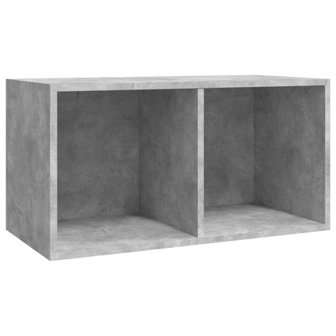 Vinyl Storage Box Concrete Grey Chipboard