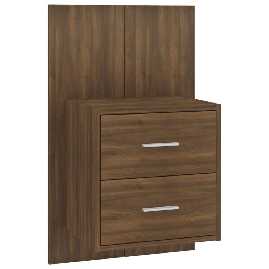 Wall Bedside Cabinet Wood