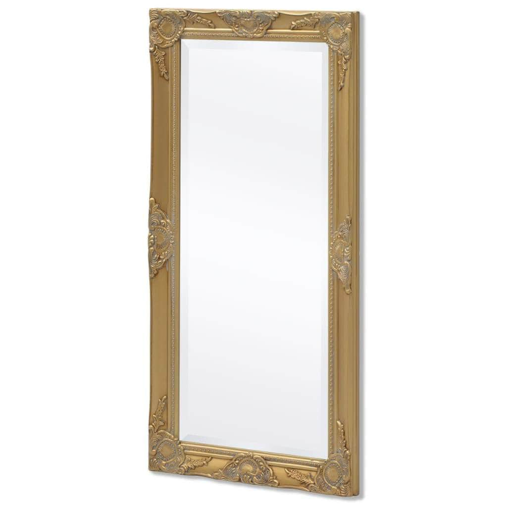 Wall Mirror  Baroque Style  Gold