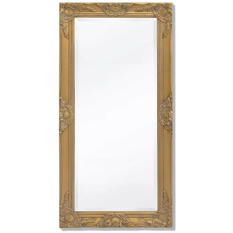 Wall Mirror  Baroque Style  Gold