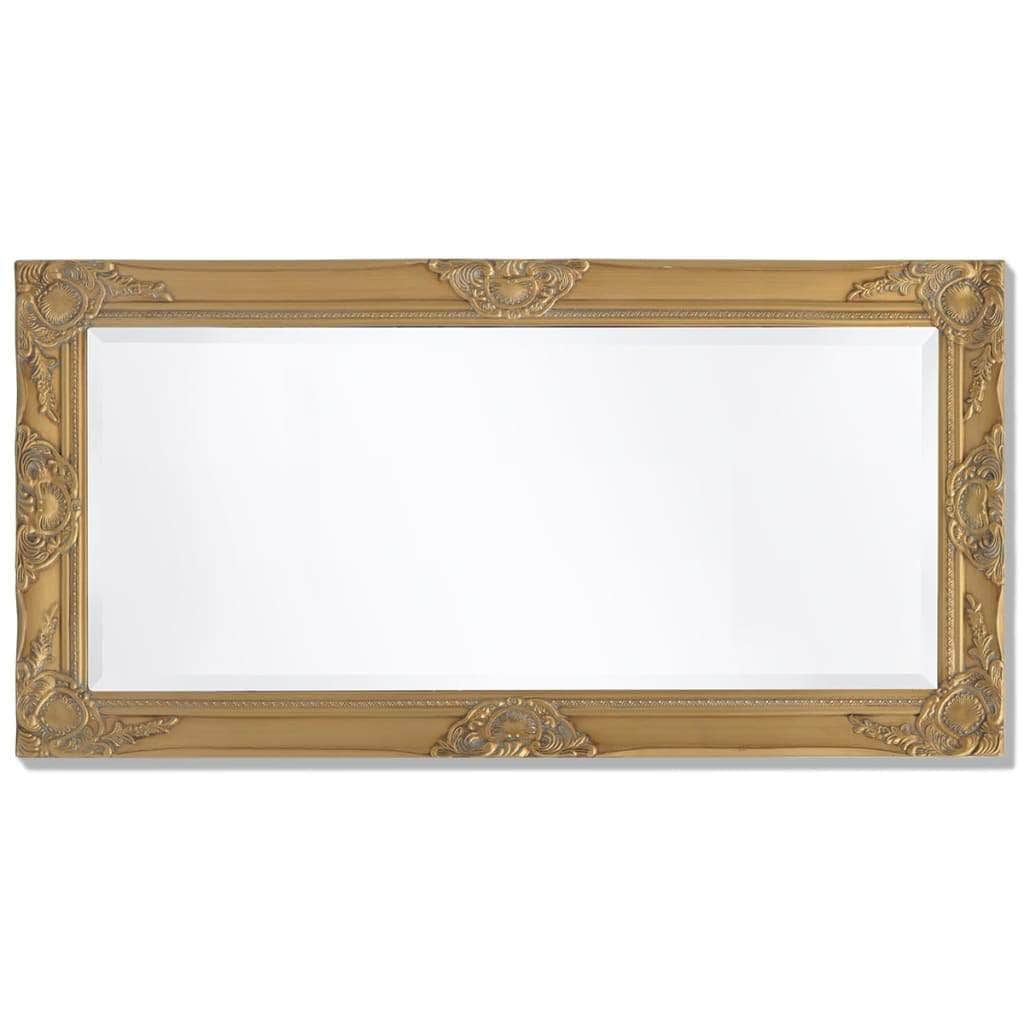 Wall Mirror  Baroque Style  Gold