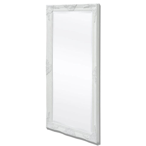 Wall Mirror Baroque  Style White