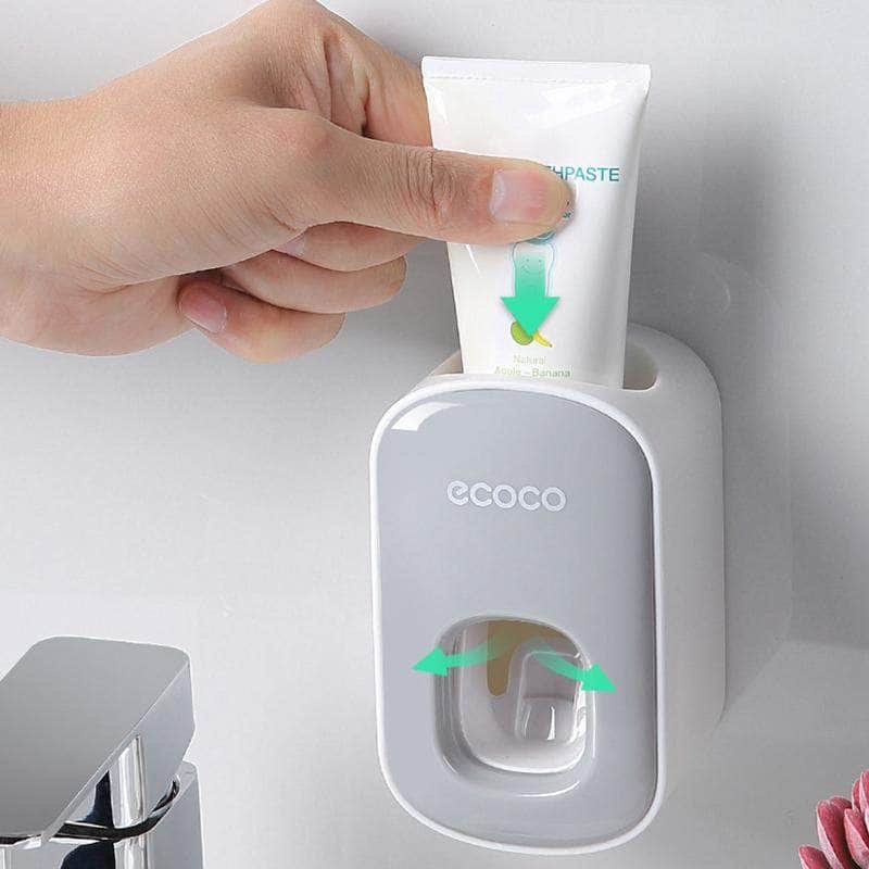 Wall Mount Automatic Toothpaste Dispenser - Black