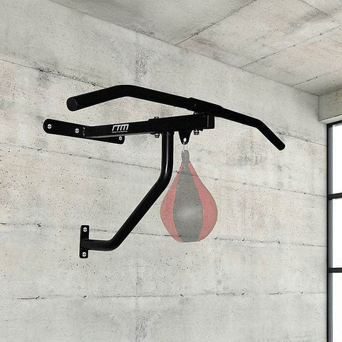 Wall-Mounted Chin Up & Punching Bag Station