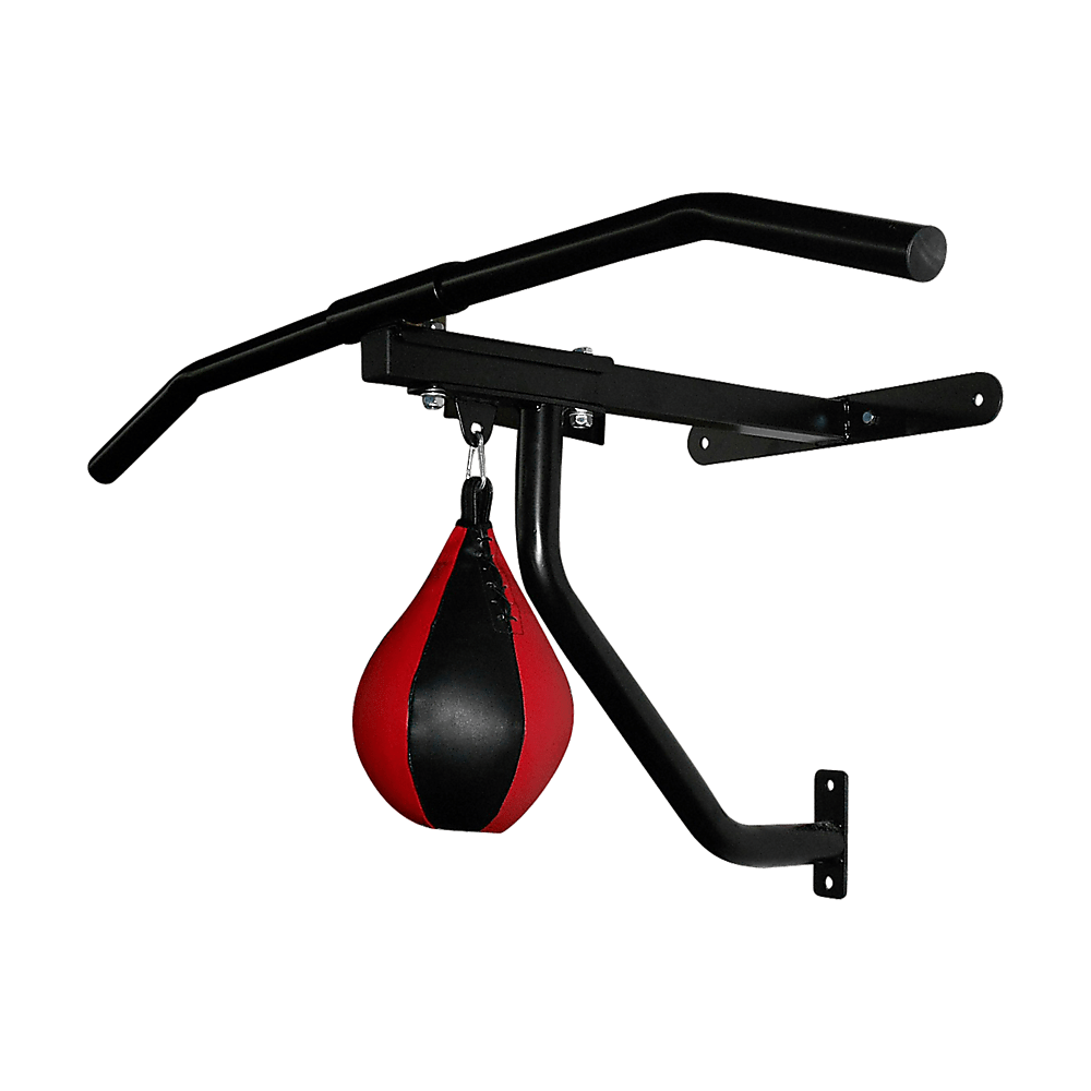 Wall-Mounted Chin Up & Punching Bag Station