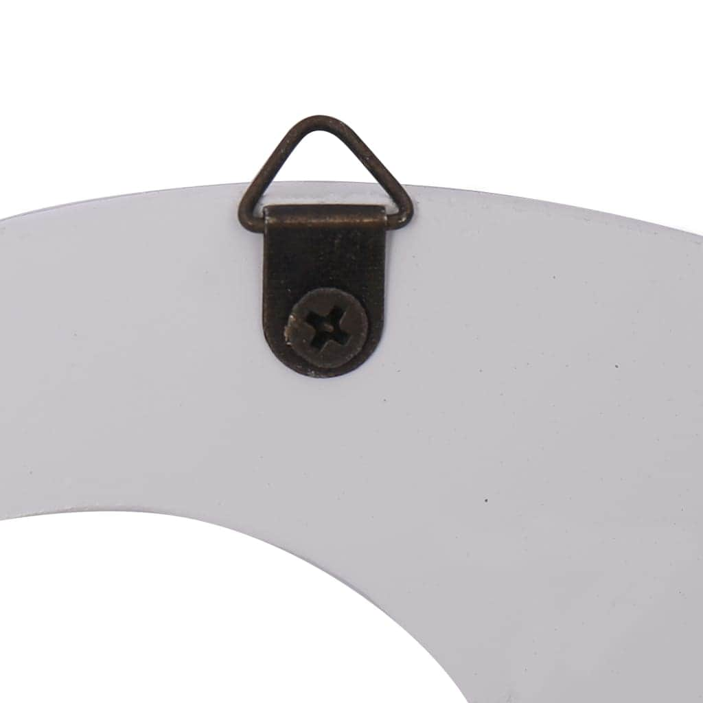 Wall Mounted Coat Rack WELCOME White