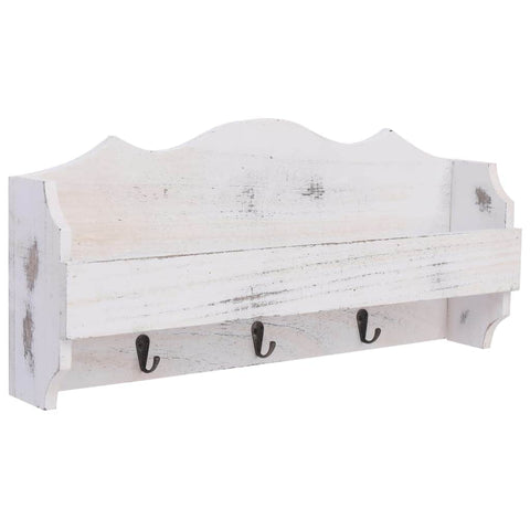 Wall Mounted Coat Rack White