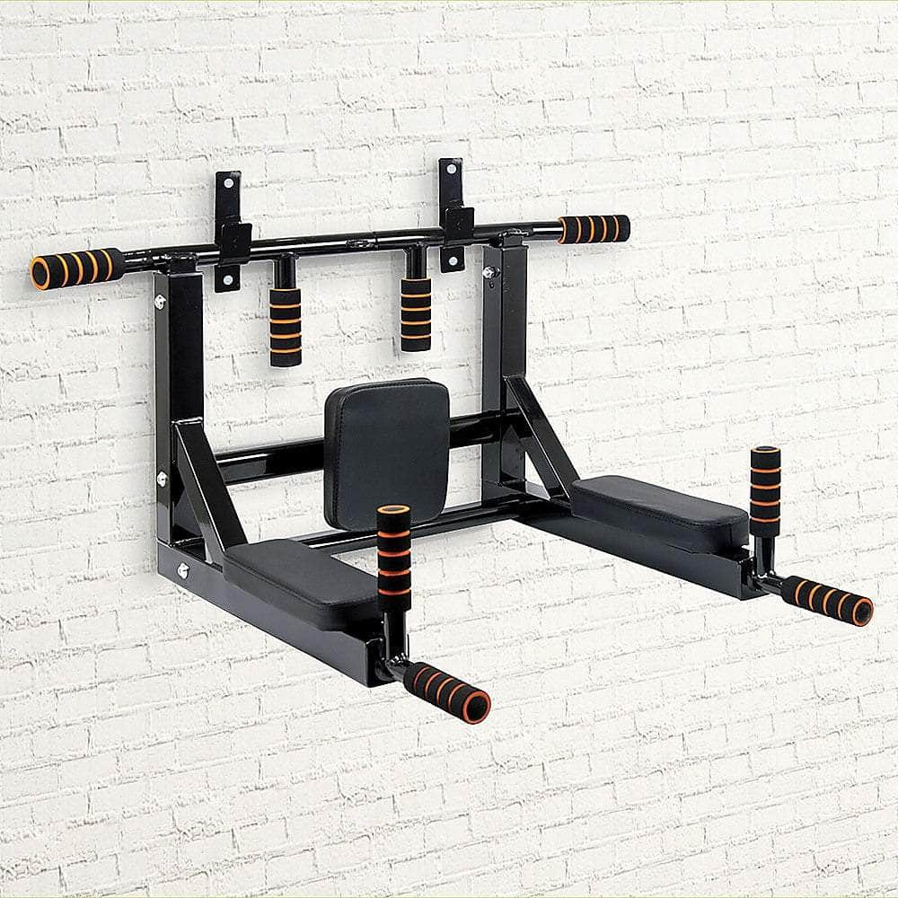 Wall Mounted Power Station for Pull Up, Dips & Knee Raise