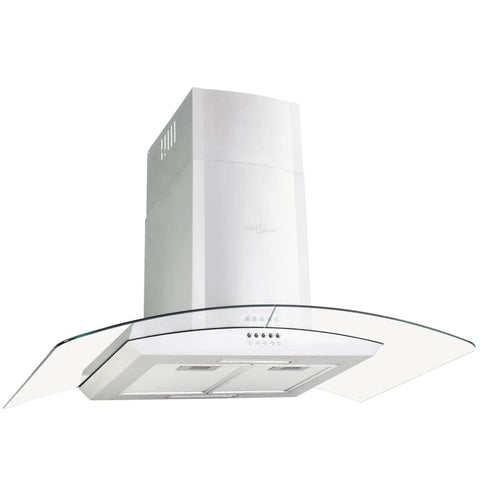 Wall Mounted Range Hood 90 cm Stainless Steel 756 mÃ‚Â³/h LED