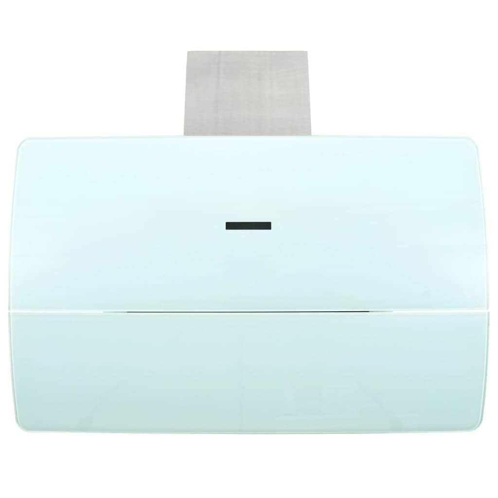 Wall Mounted Range Hood Stainless Steel 756 mÃ‚Â³/h 90 cm White