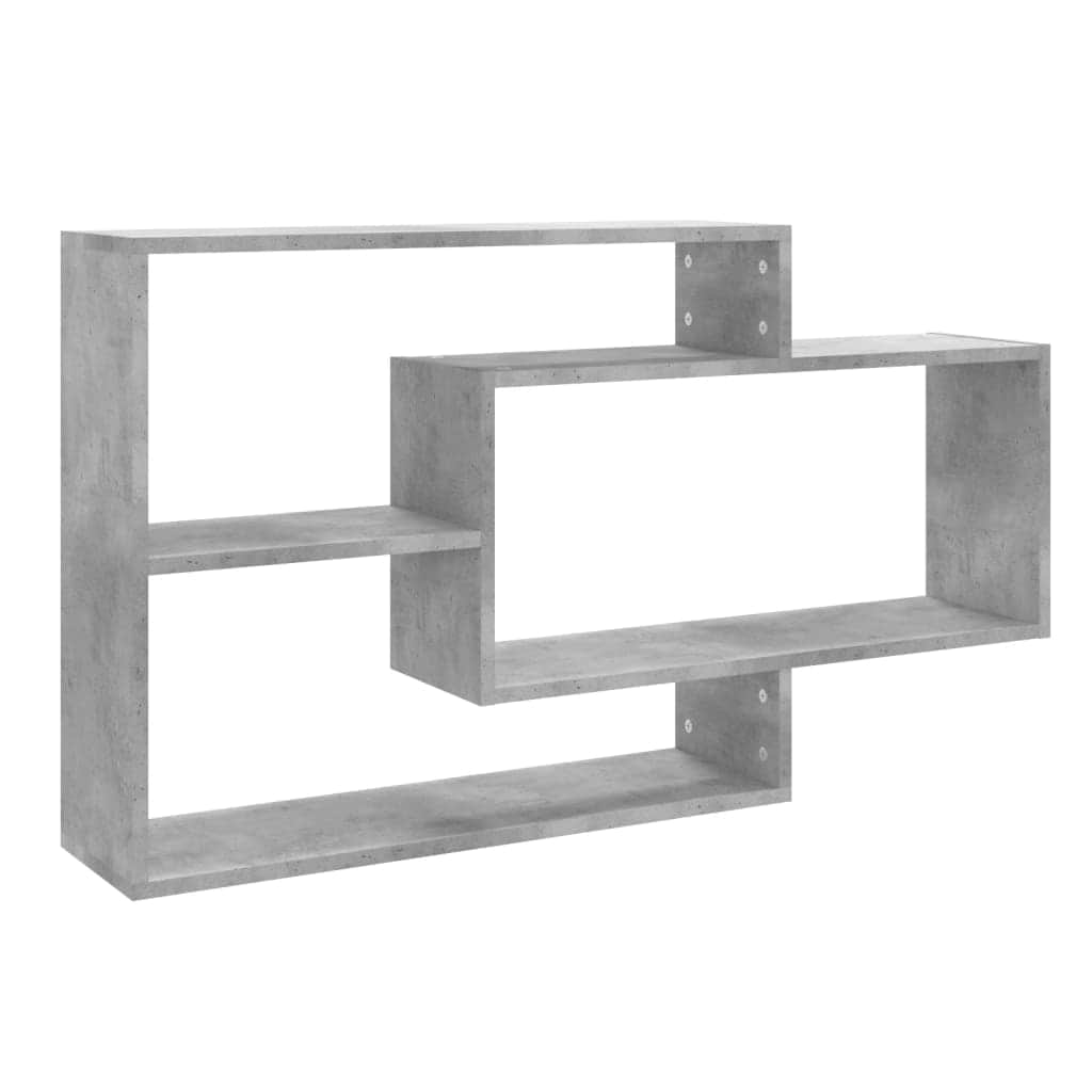 Wall Shelves Concrete Grey Chipboard