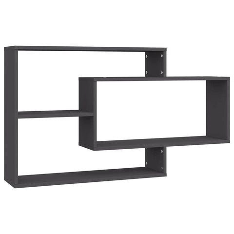 Wall Shelves Grey Chipboard