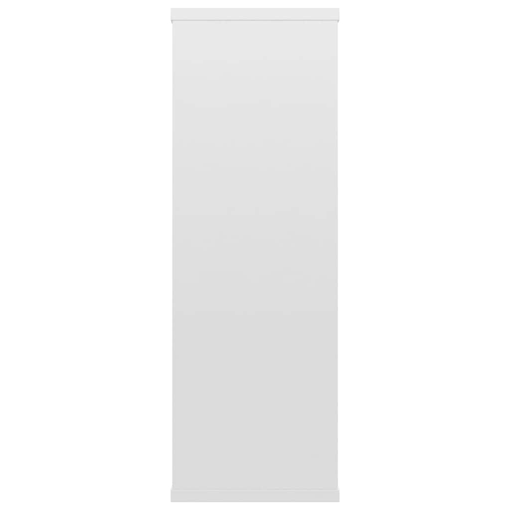 Wall Shelves High Gloss White Chipboard