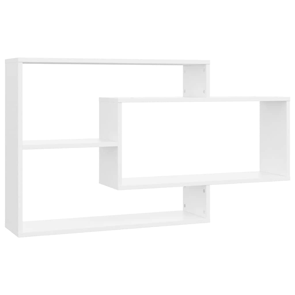 Wall Shelves White Chipboard