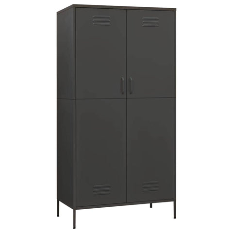 Wardrobe Anthracite Steel