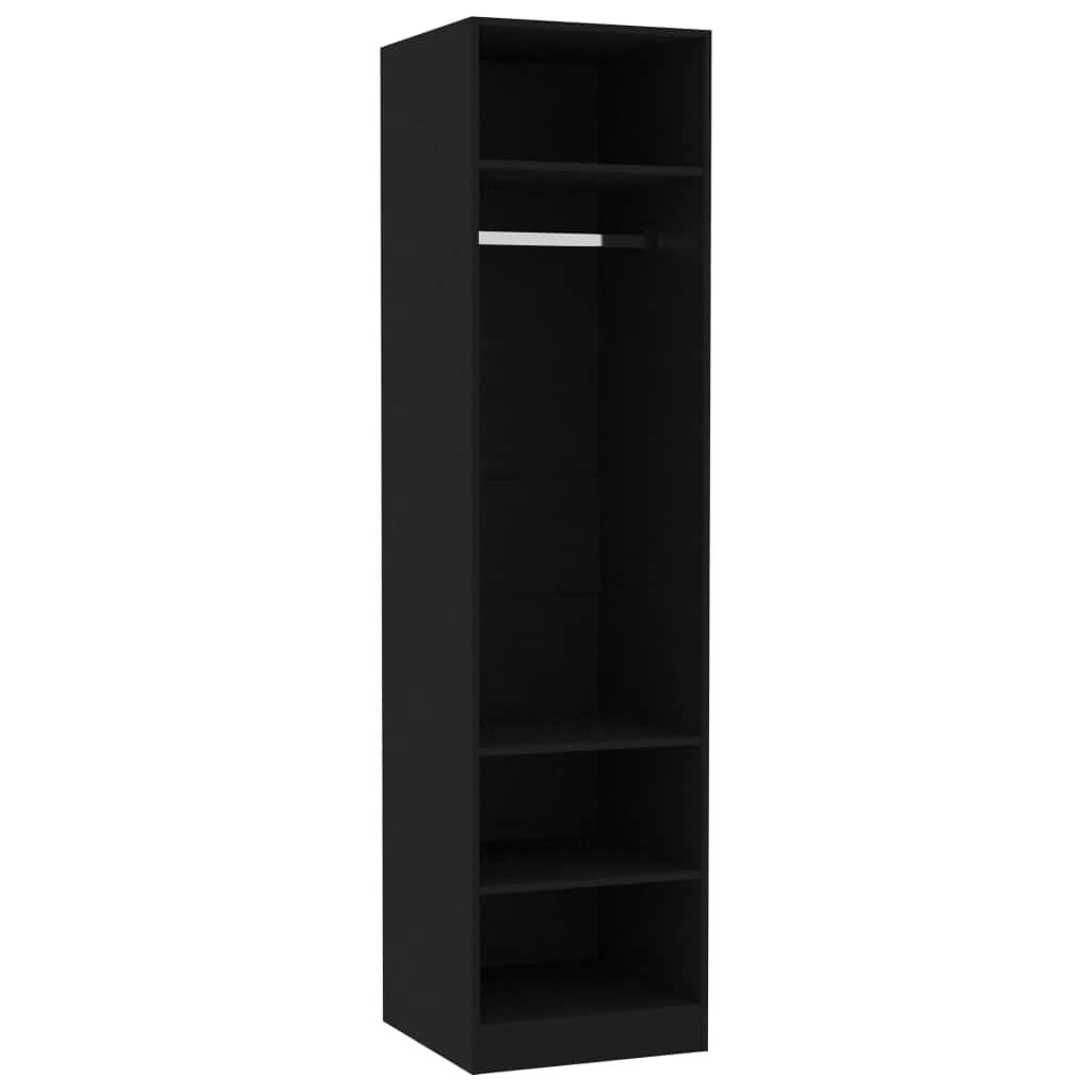 Wardrobe Black  Chipboard