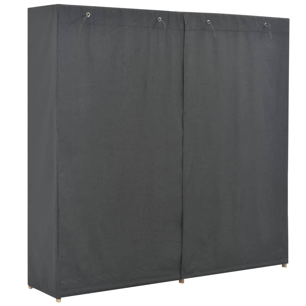 Wardrobe Clothes Storage Grey Fabric