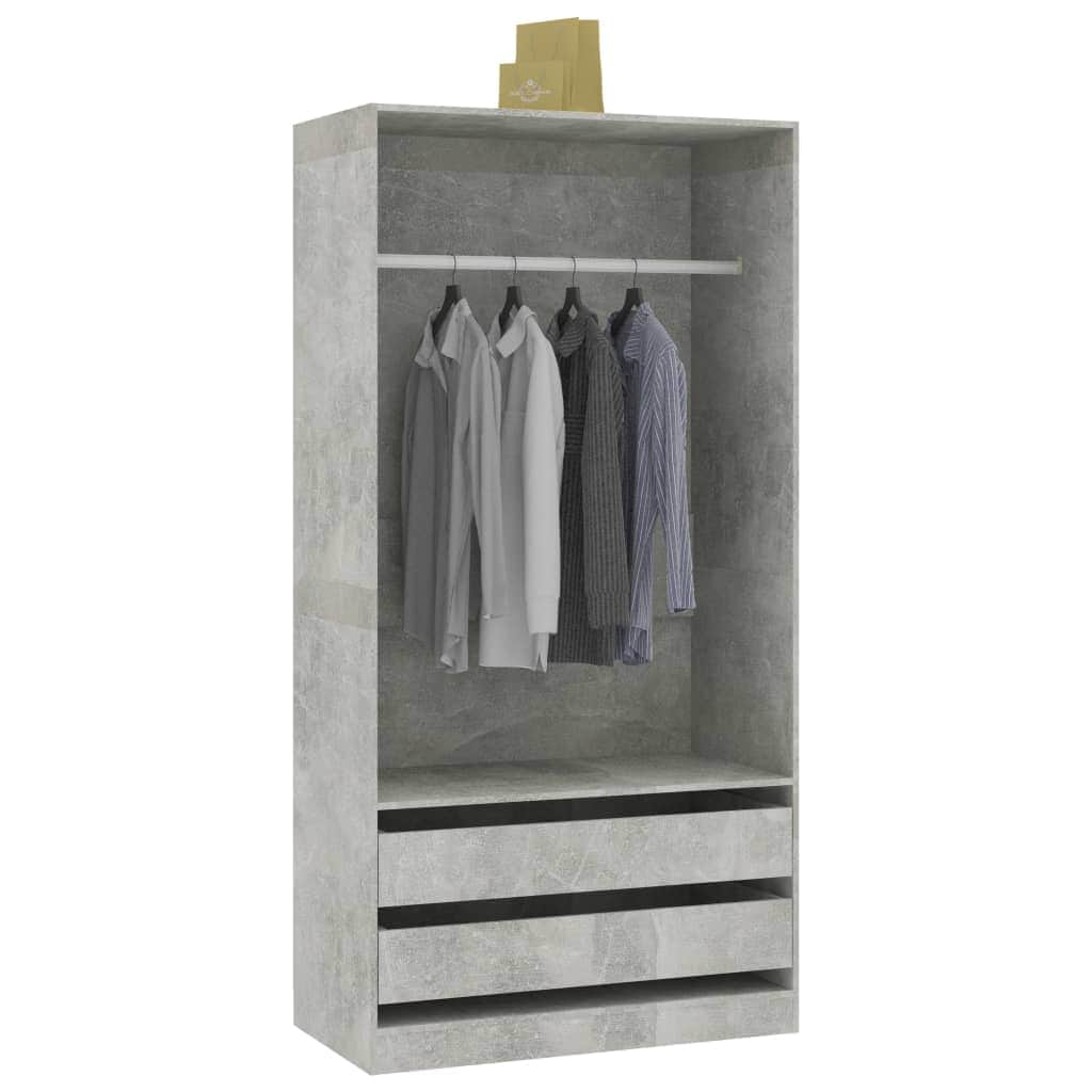 Wardrobe Concrete Chipboard