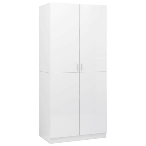 Wardrobe High Gloss White  Chipboard