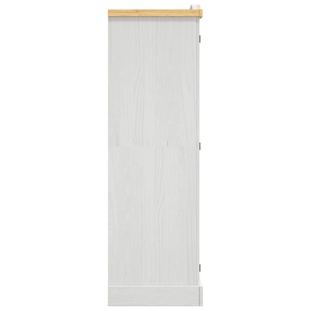 Wardrobe Mexican Pine Corona Range 3 Doors White