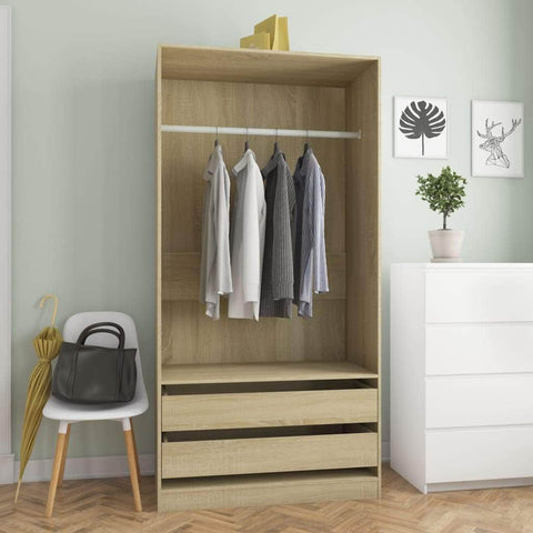 Wardrobe Sonoma Oak - Chipboard