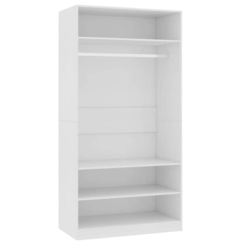 Wardrobe White Chipboard