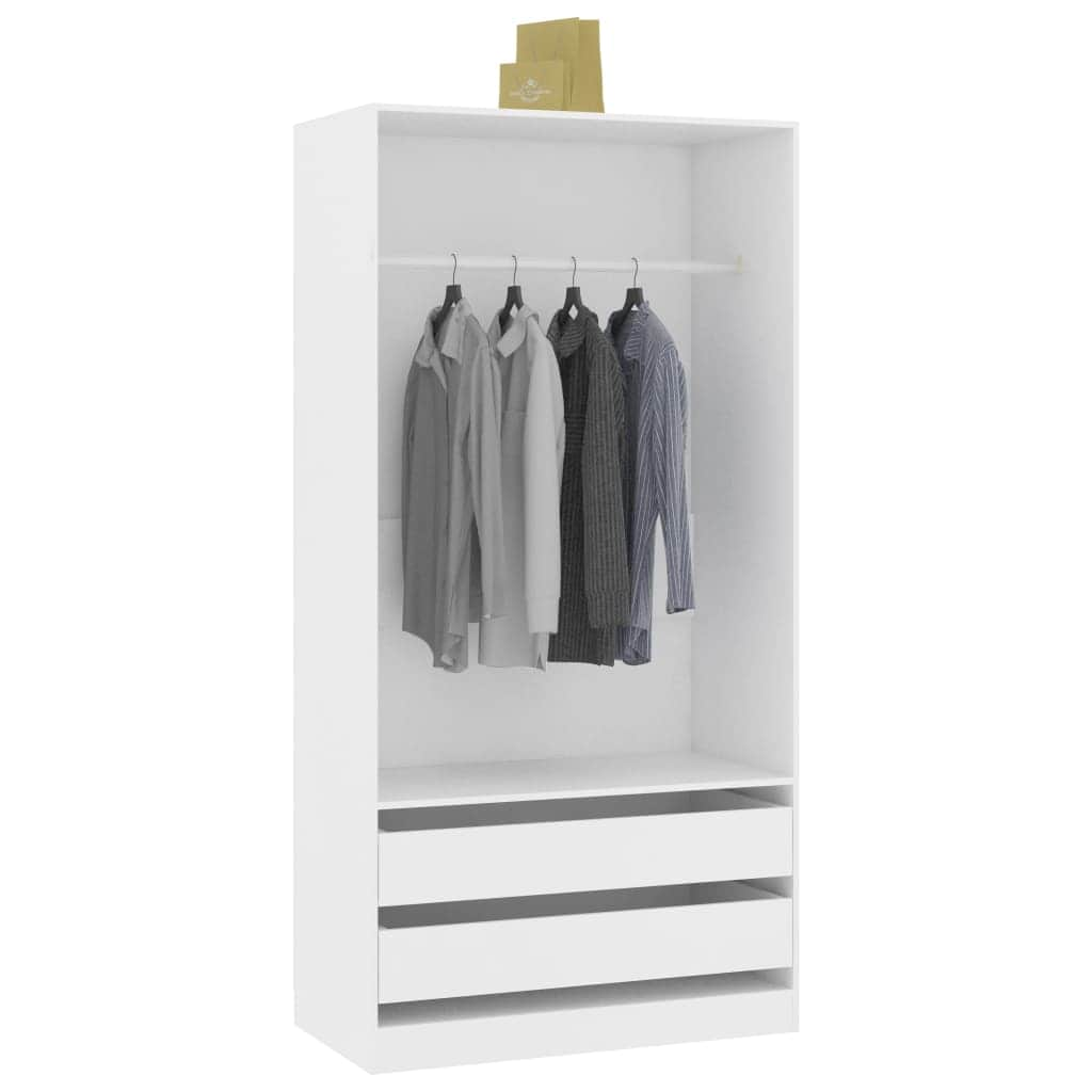 Wardrobe White  Chipboard