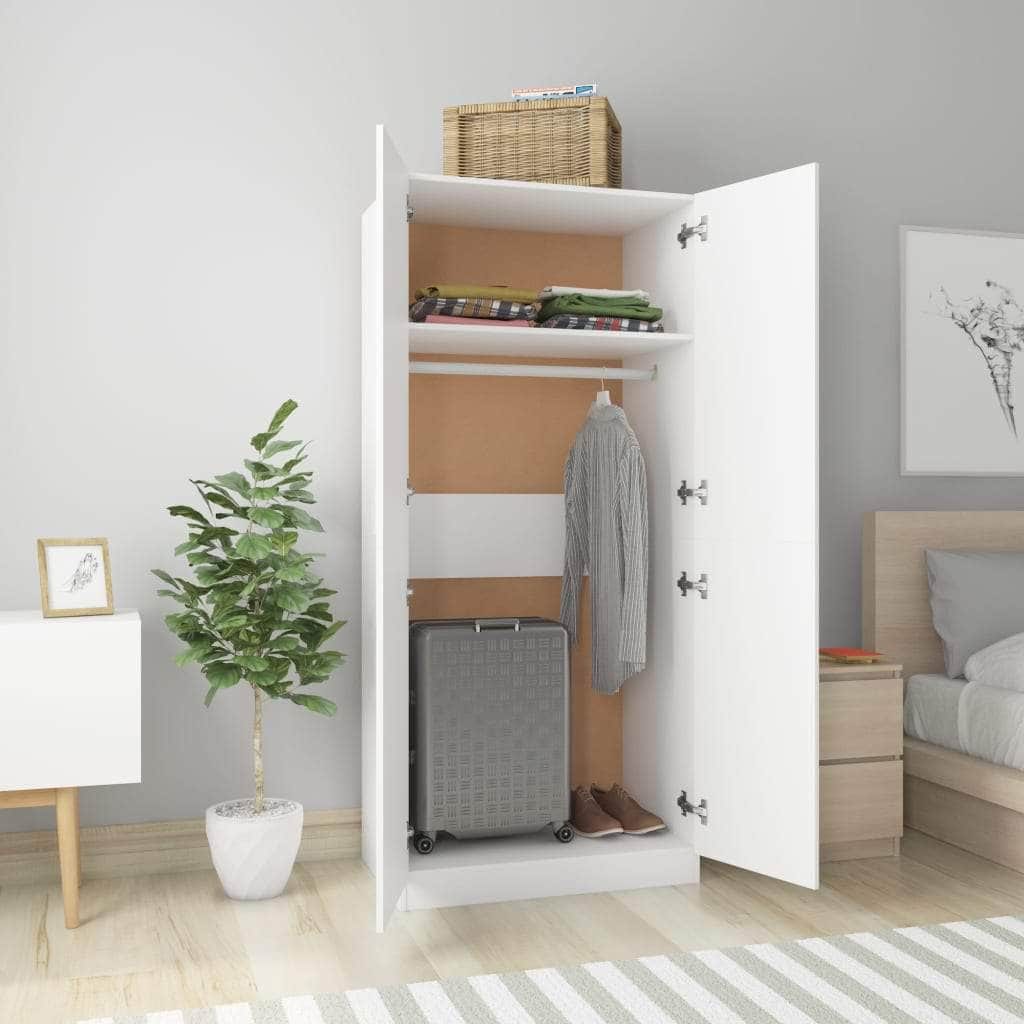 Wardrobe White - Chipboard