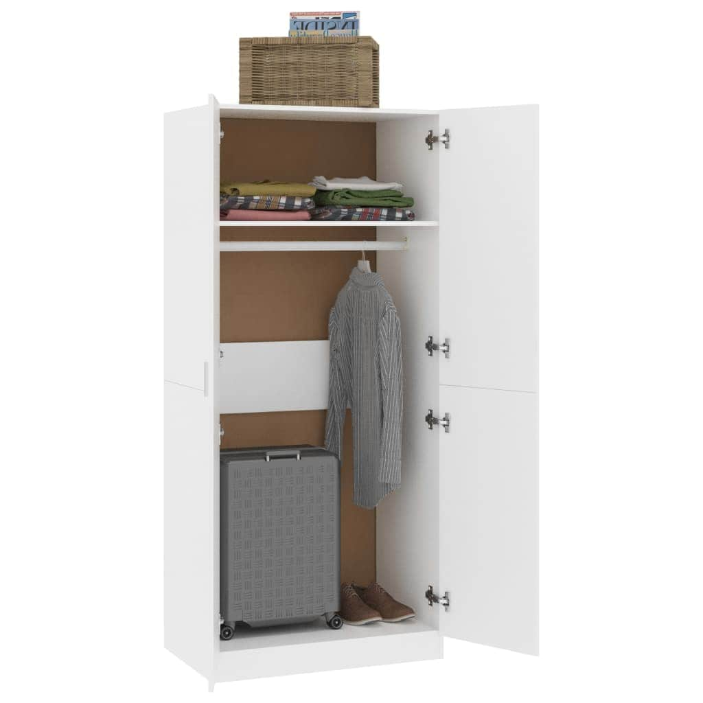 Wardrobe White - Chipboard