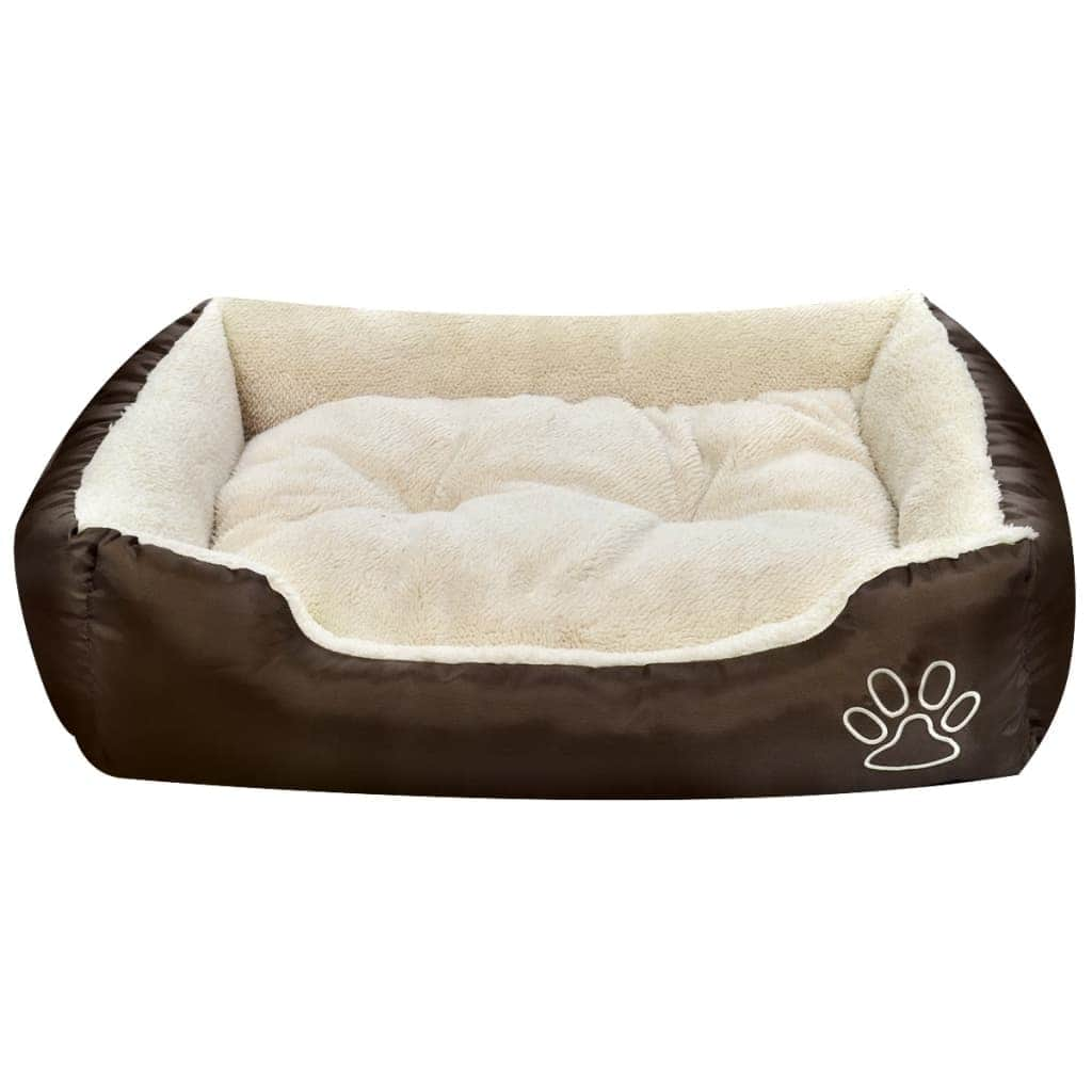 Warm Dog Bed with Padded Cushion M