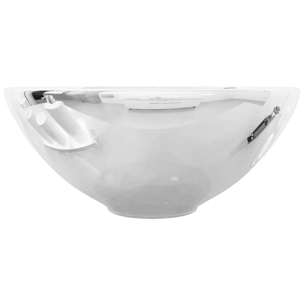 Wash Basin Ceramic Silver