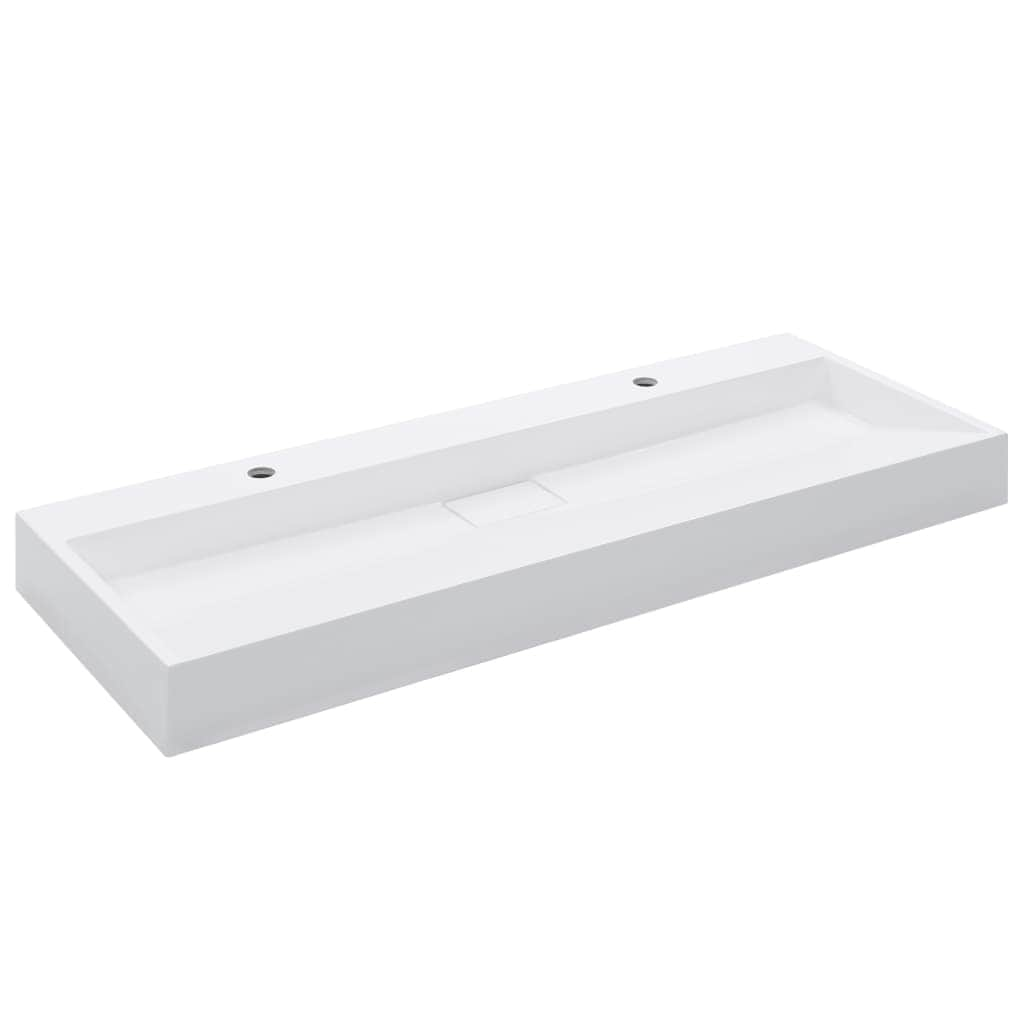 Wash Basin Mineral Cast/Marble Cast [White]