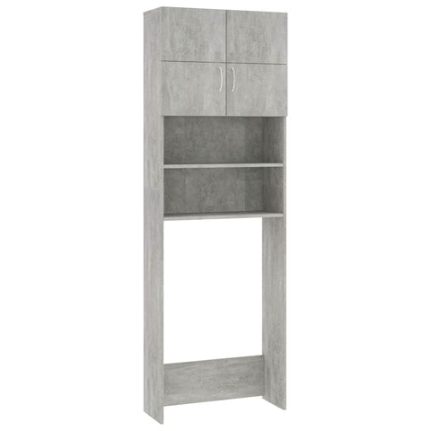 Washing Machine Cabinet Concrete Grey Chipboard