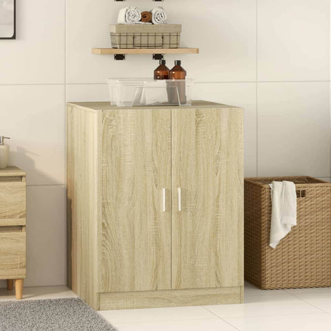 Washing Machine Cabinet Sonoma Oak