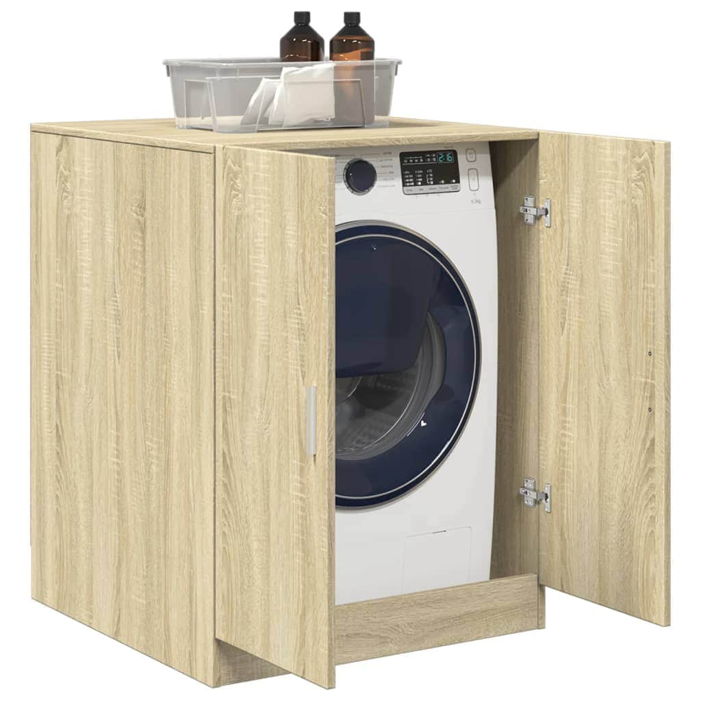 Washing Machine Cabinet Sonoma Oak