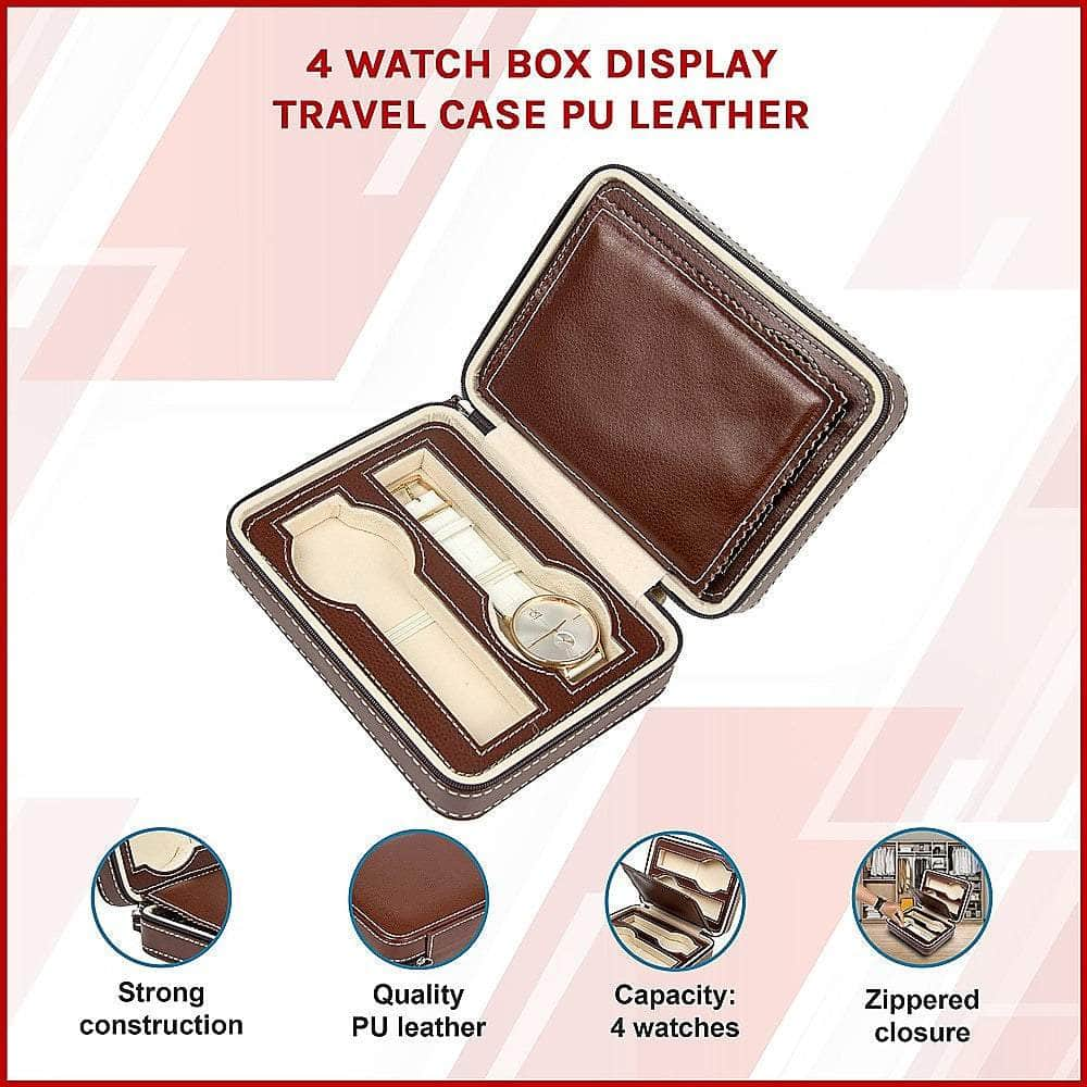 Watch Box Display Travel Case