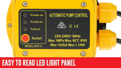 Water Pump Controller, Adjustable Pressure Switch, Electric