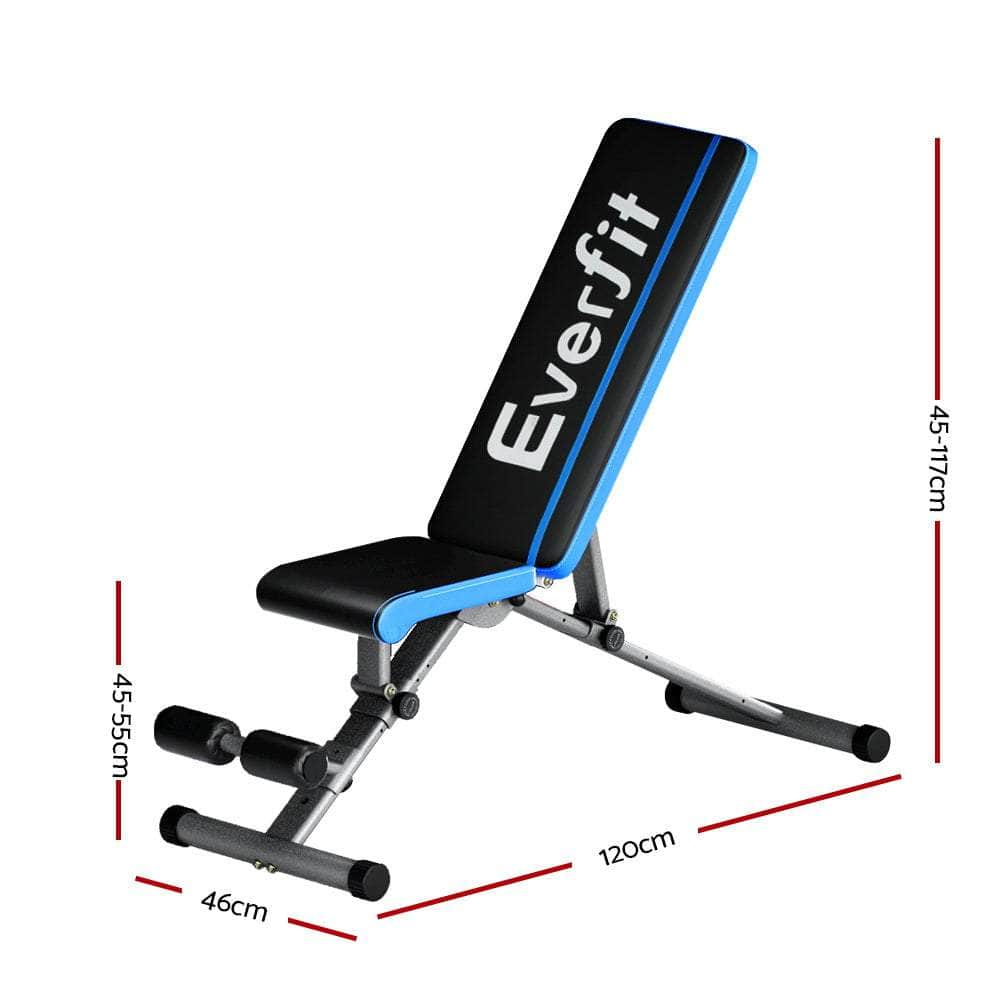 Weight Bench Adjustable FID Bench Press Home Gym 450kg Capacity