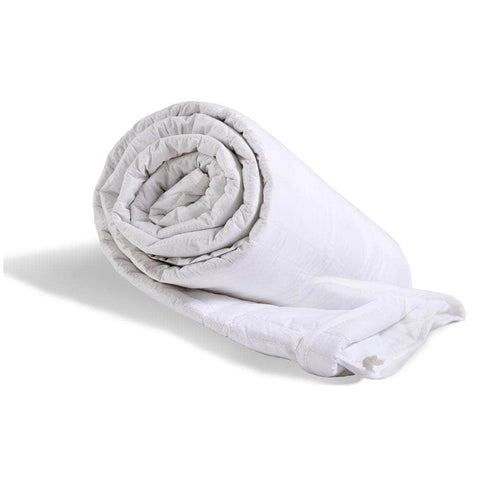 Weighted Blanket Summer Cotton White Double 9KG